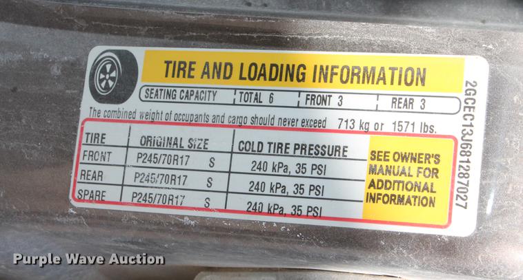 image for item DB5182 2008 Chevrolet Silverado 1500 LT Crew Cab pickup truck