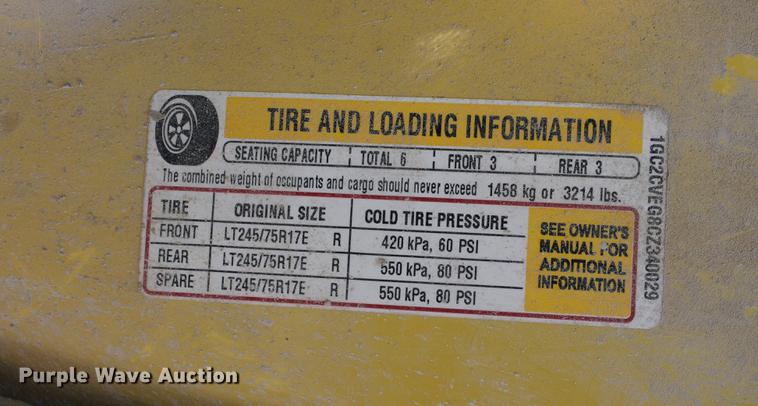 image for item DB5186 2012 Chevrolet Silverado 2500HD LS Ext. Cab pickup truck