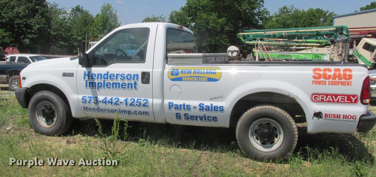 image for item DD8468 2000 Ford F250 Super Duty pickup truck