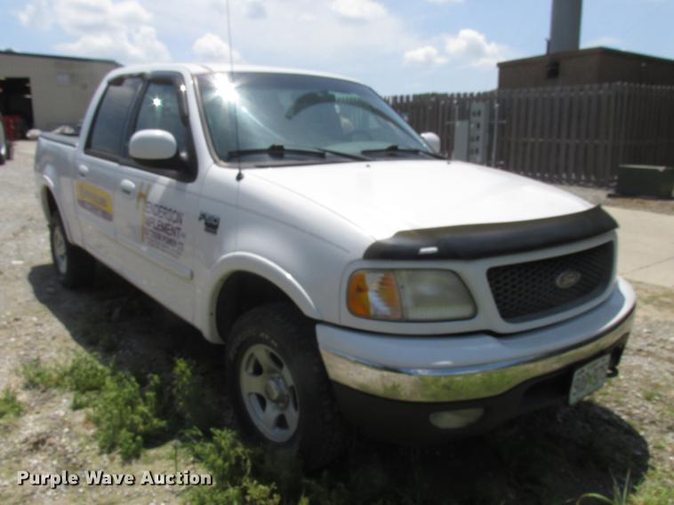 image for item DD8469 2001 Ford F150 SuperCrew pickup truck