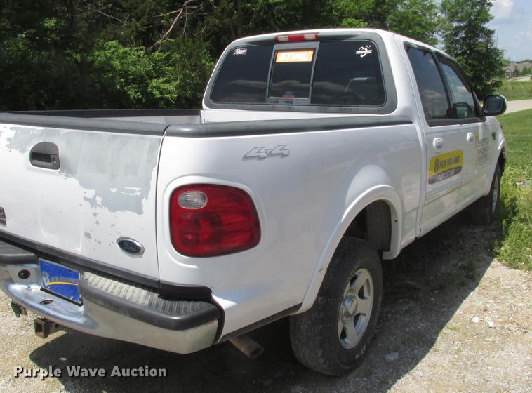 image for item DD8469 2001 Ford F150 SuperCrew pickup truck