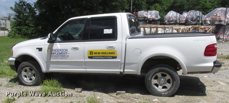 image for item DD8469 2001 Ford F150 SuperCrew pickup truck