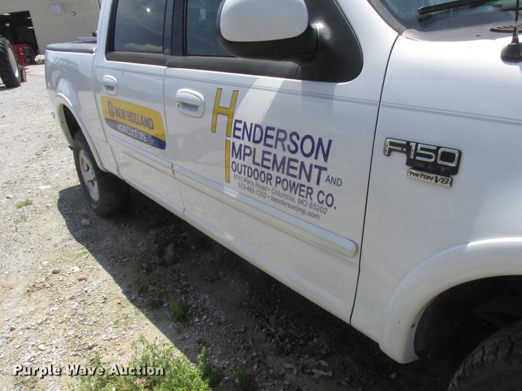 image for item DD8469 2001 Ford F150 SuperCrew pickup truck