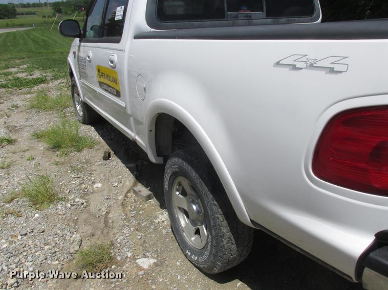 image for item DD8469 2001 Ford F150 SuperCrew pickup truck
