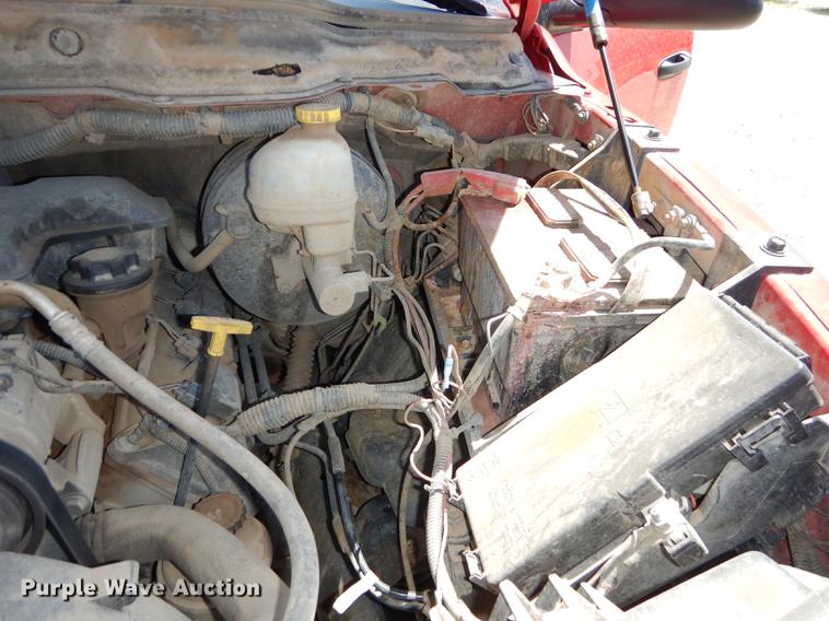 image for item DE1704 2006 Dodge Ram 2500 Quad Cab utility bed pickup truck