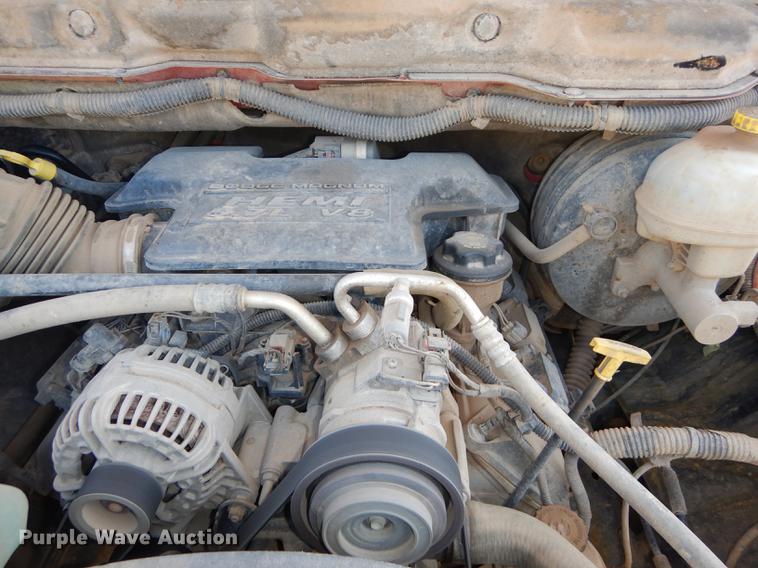 image for item DE1704 2006 Dodge Ram 2500 Quad Cab utility bed pickup truck