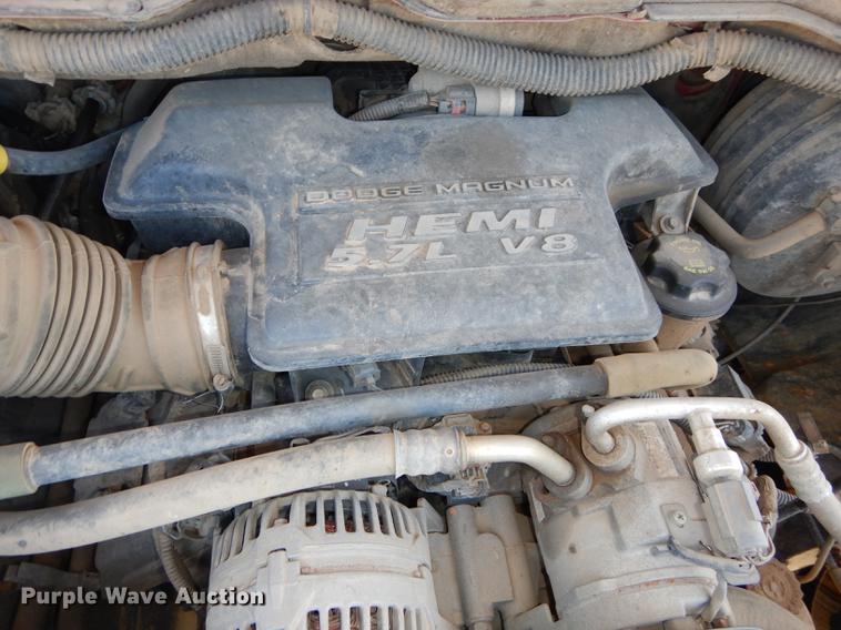 image for item DE1704 2006 Dodge Ram 2500 Quad Cab utility bed pickup truck