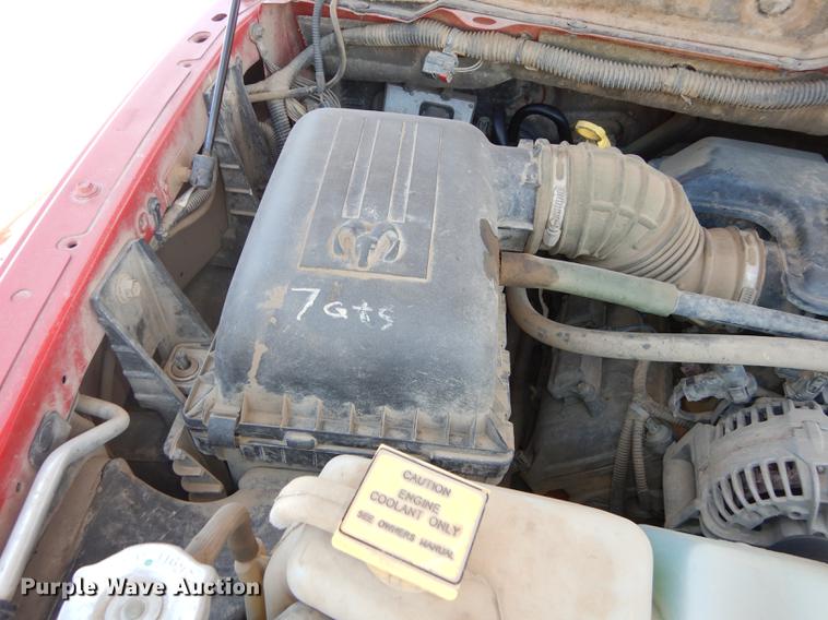 image for item DE1704 2006 Dodge Ram 2500 Quad Cab utility bed pickup truck