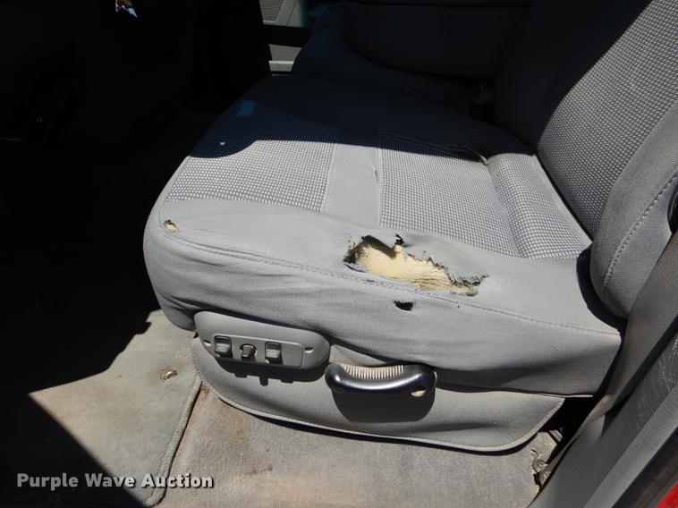 image for item DE1706 2009 Dodge Ram 2500 Quad Cab utility bed pickup truck