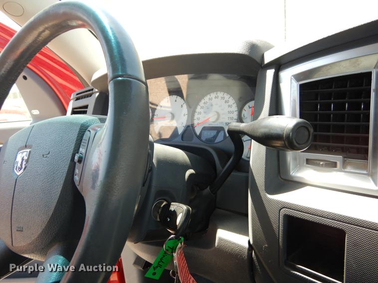 image for item DE1706 2009 Dodge Ram 2500 Quad Cab utility bed pickup truck