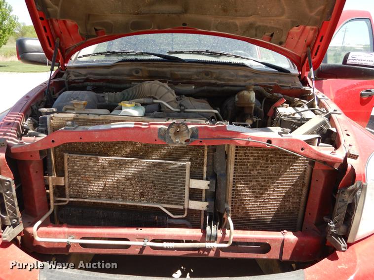 image for item DE1706 2009 Dodge Ram 2500 Quad Cab utility bed pickup truck