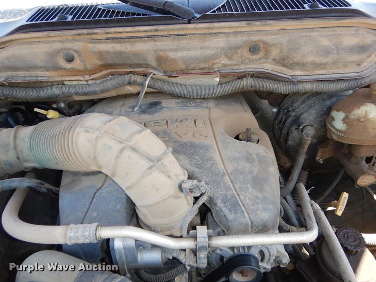 image for item DE1706 2009 Dodge Ram 2500 Quad Cab utility bed pickup truck