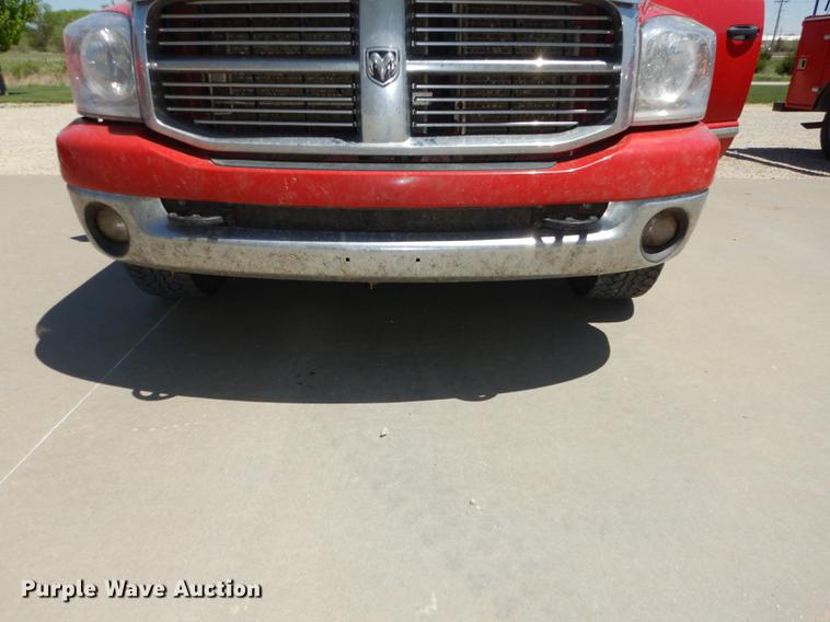 image for item DE1706 2009 Dodge Ram 2500 Quad Cab utility bed pickup truck