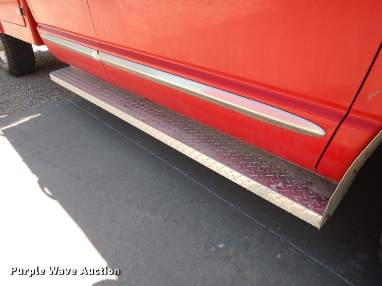 image for item DE1706 2009 Dodge Ram 2500 Quad Cab utility bed pickup truck