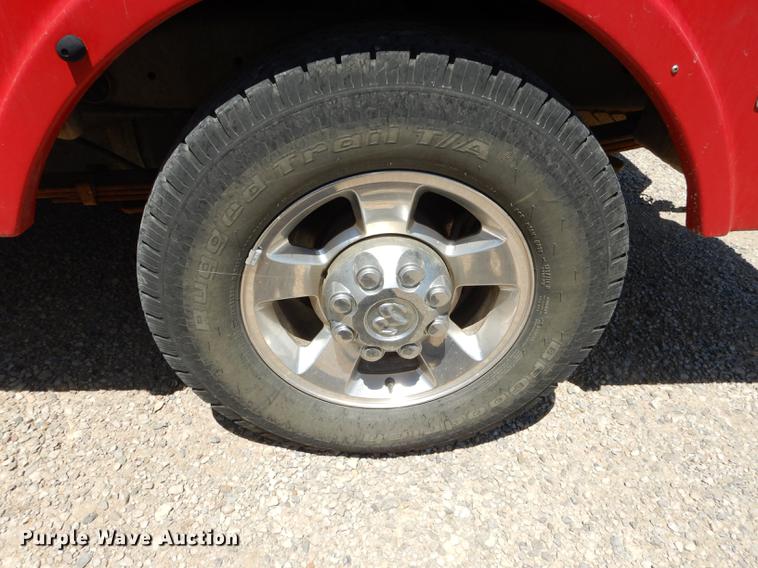 image for item DE1706 2009 Dodge Ram 2500 Quad Cab utility bed pickup truck