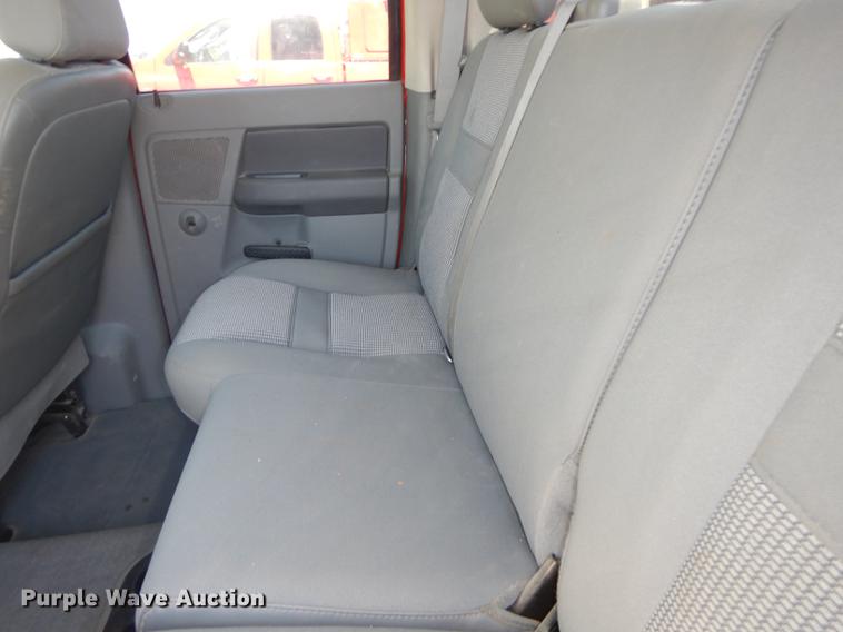 image for item DE1707 2009 Dodge Ram 2500 Quad Cab utility bed pickup truck