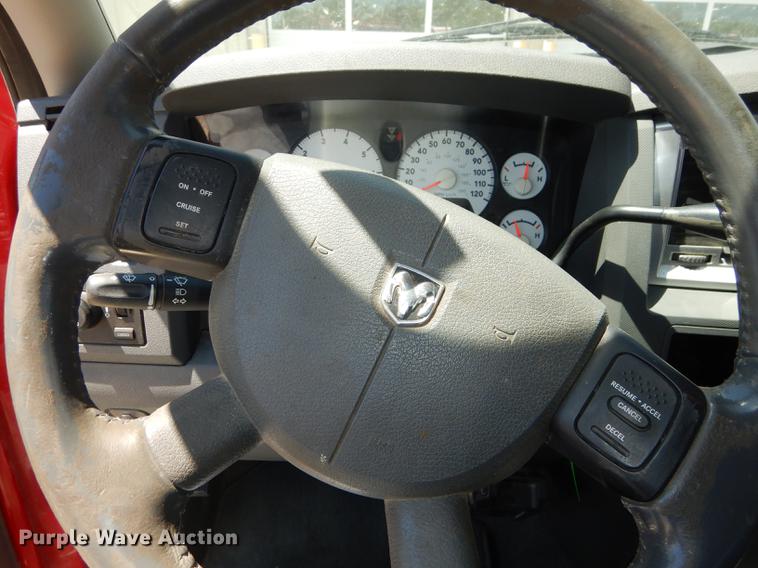 image for item DE1707 2009 Dodge Ram 2500 Quad Cab utility bed pickup truck