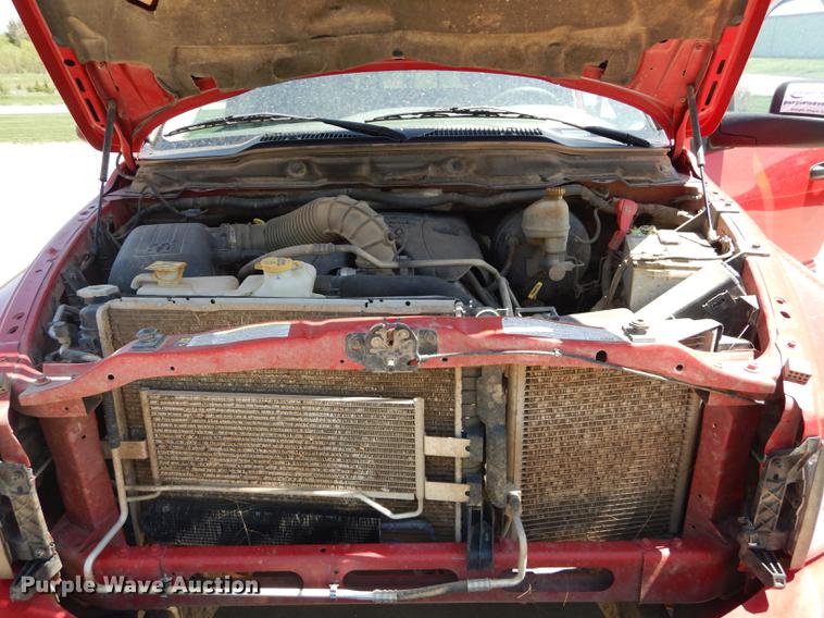 image for item DE1707 2009 Dodge Ram 2500 Quad Cab utility bed pickup truck