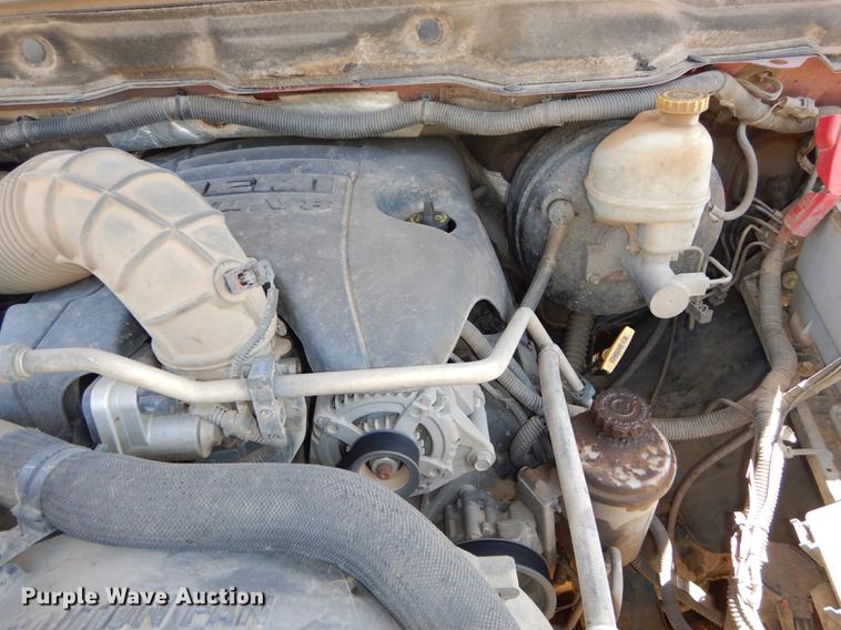 image for item DE1707 2009 Dodge Ram 2500 Quad Cab utility bed pickup truck