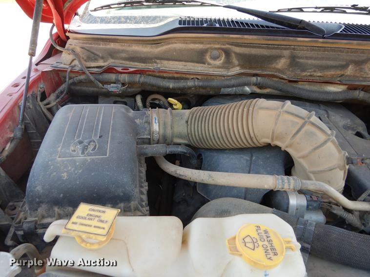 image for item DE1707 2009 Dodge Ram 2500 Quad Cab utility bed pickup truck