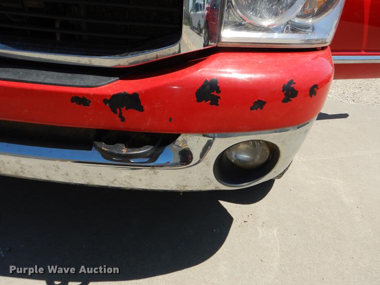 image for item DE1707 2009 Dodge Ram 2500 Quad Cab utility bed pickup truck