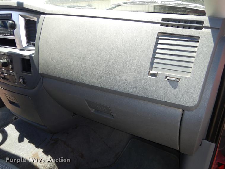 image for item DE1707 2009 Dodge Ram 2500 Quad Cab utility bed pickup truck