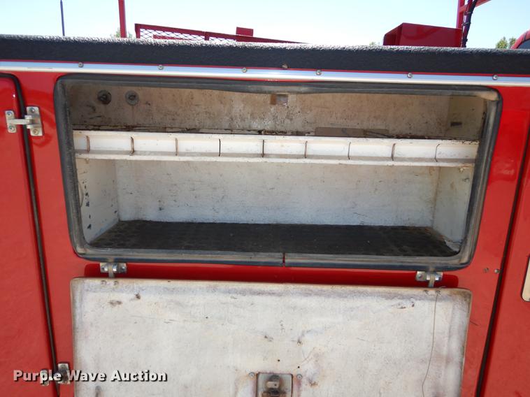 image for item DE1707 2009 Dodge Ram 2500 Quad Cab utility bed pickup truck