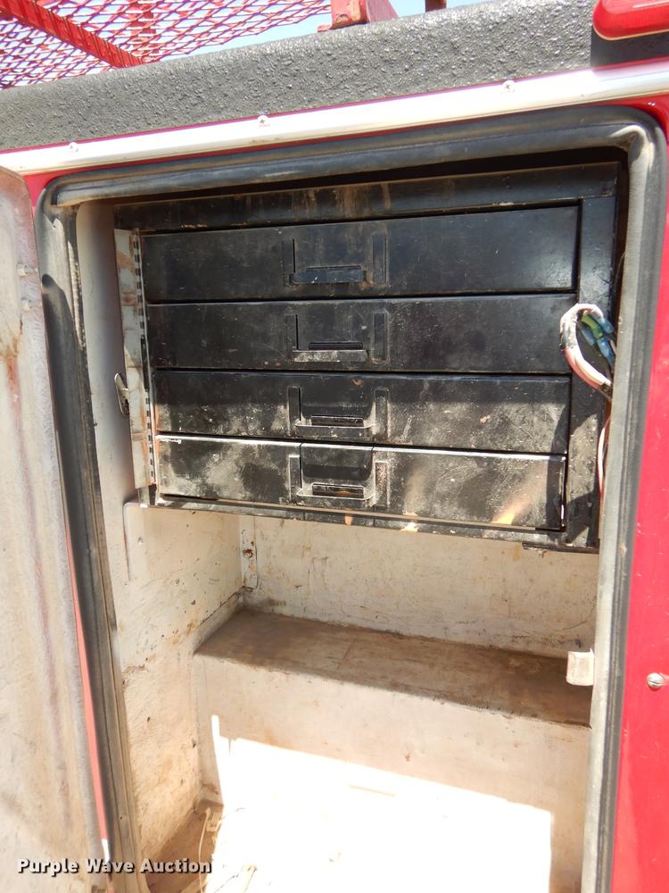 image for item DE1707 2009 Dodge Ram 2500 Quad Cab utility bed pickup truck