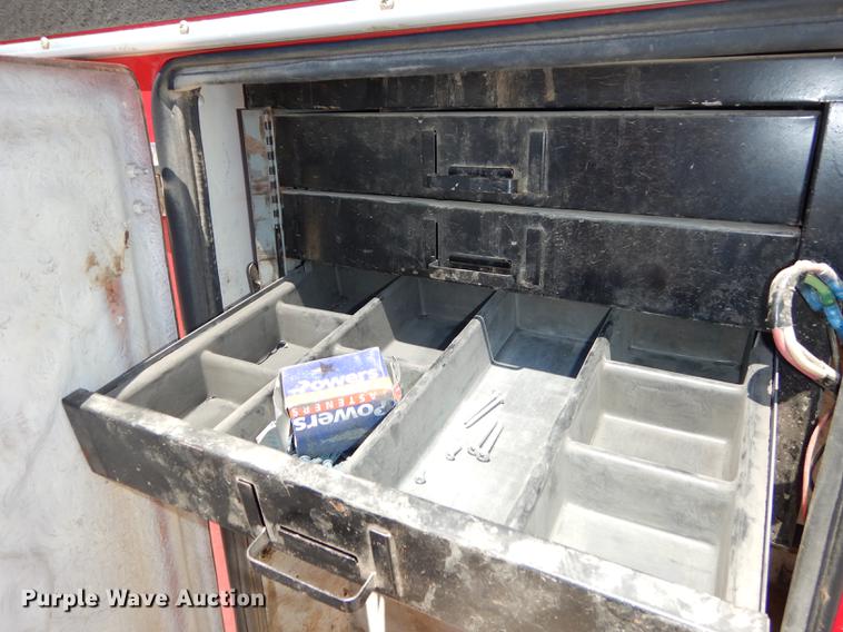 image for item DE1707 2009 Dodge Ram 2500 Quad Cab utility bed pickup truck