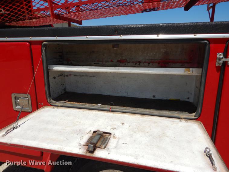 image for item DE1707 2009 Dodge Ram 2500 Quad Cab utility bed pickup truck