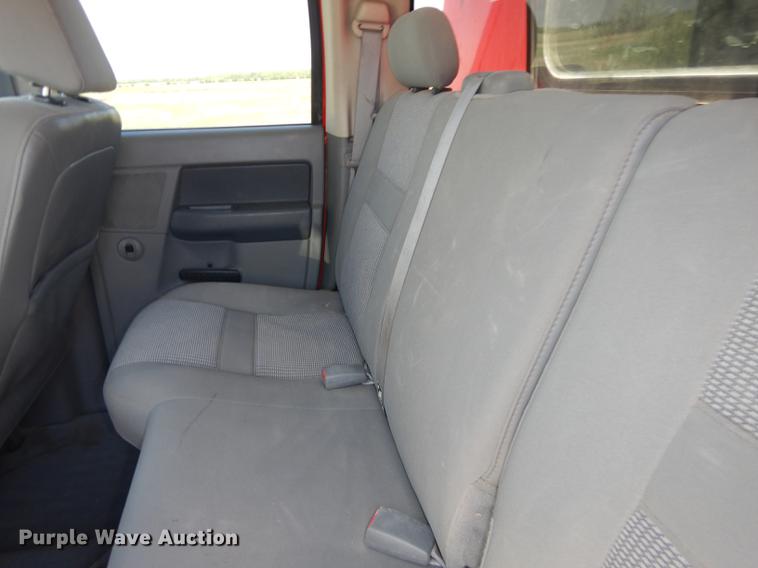 image for item DE1708 2008 Dodge Ram 1500 Quad Cab utility bed pickup truck