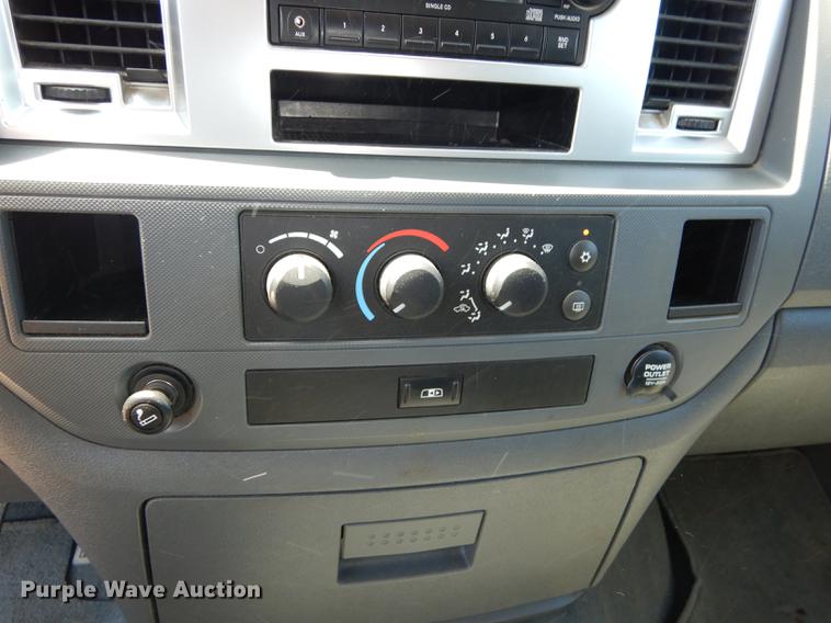 image for item DE1708 2008 Dodge Ram 1500 Quad Cab utility bed pickup truck