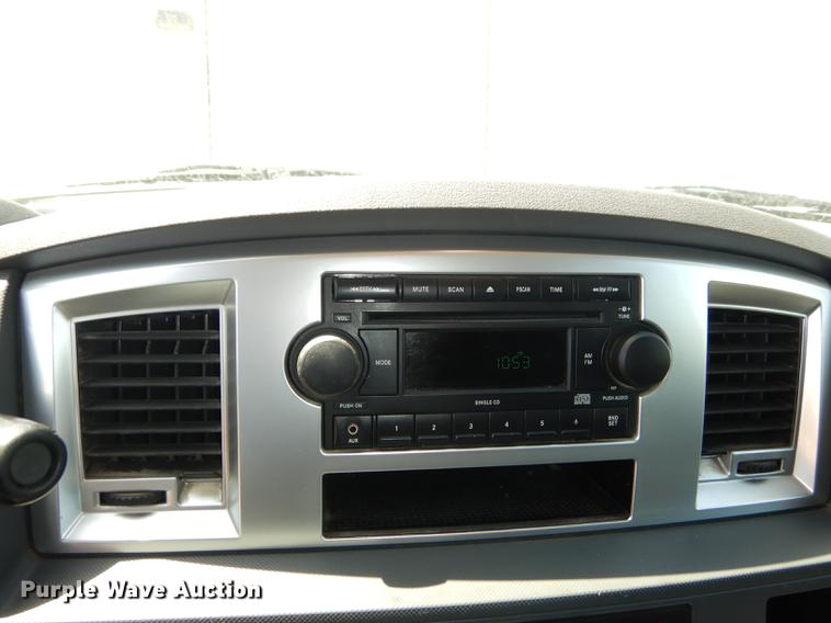 image for item DE1708 2008 Dodge Ram 1500 Quad Cab utility bed pickup truck