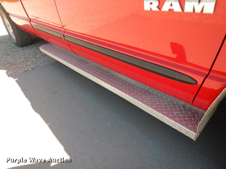 image for item DE1708 2008 Dodge Ram 1500 Quad Cab utility bed pickup truck