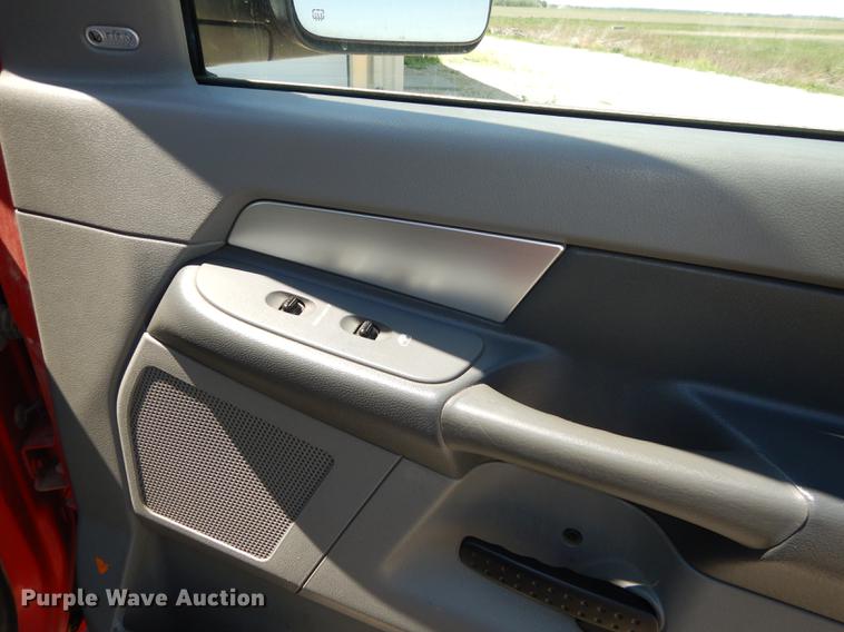 image for item DE1708 2008 Dodge Ram 1500 Quad Cab utility bed pickup truck