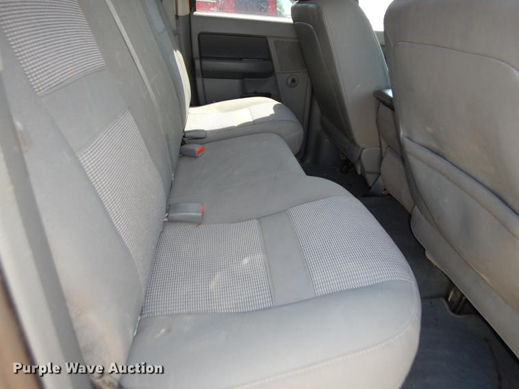 image for item DE1708 2008 Dodge Ram 1500 Quad Cab utility bed pickup truck