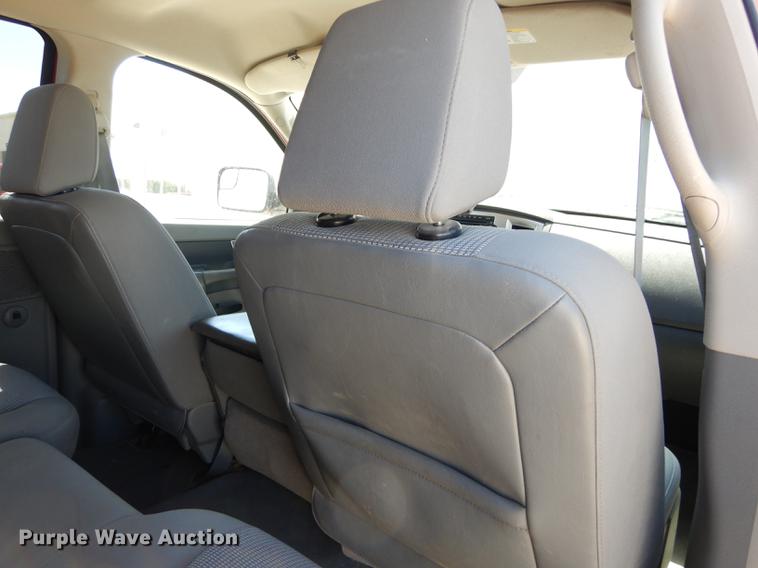 image for item DE1708 2008 Dodge Ram 1500 Quad Cab utility bed pickup truck