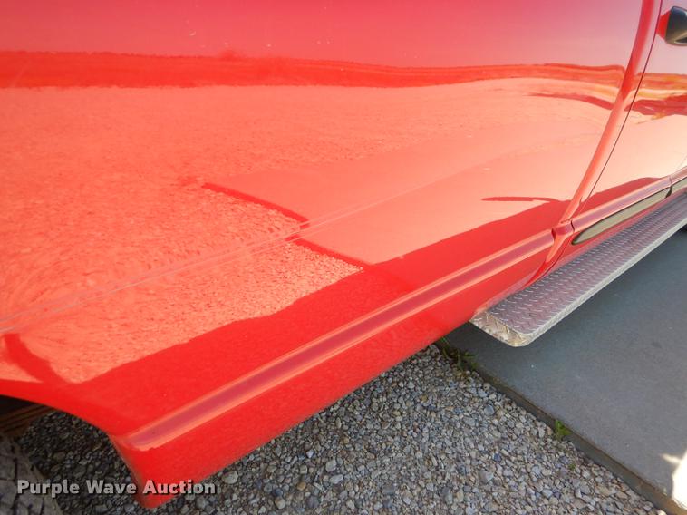 image for item DE1708 2008 Dodge Ram 1500 Quad Cab utility bed pickup truck