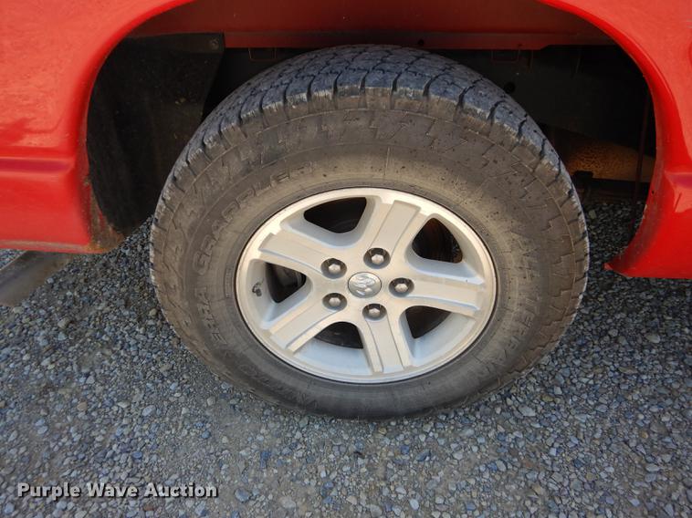 image for item DE1708 2008 Dodge Ram 1500 Quad Cab utility bed pickup truck