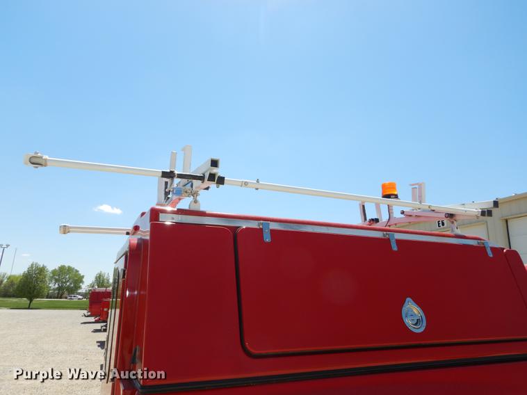 image for item DE1708 2008 Dodge Ram 1500 Quad Cab utility bed pickup truck