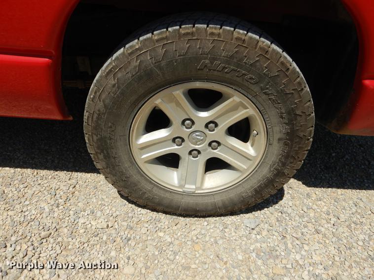 image for item DE1708 2008 Dodge Ram 1500 Quad Cab utility bed pickup truck