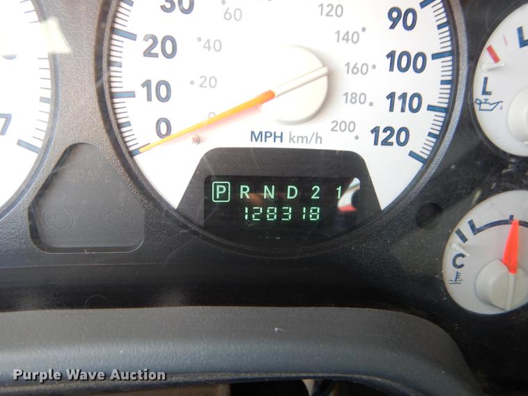 image for item DE1716 2006 Dodge Ram 2500 Quad Cab utility bed pickup truck