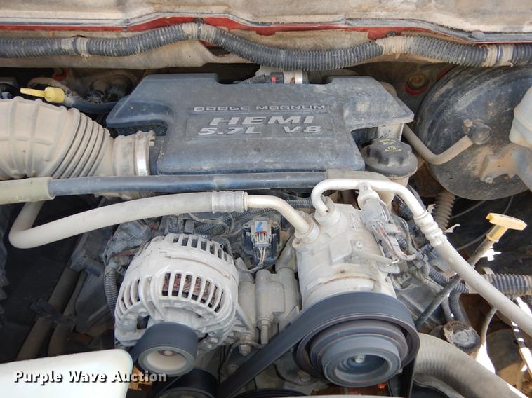 image for item DE1716 2006 Dodge Ram 2500 Quad Cab utility bed pickup truck