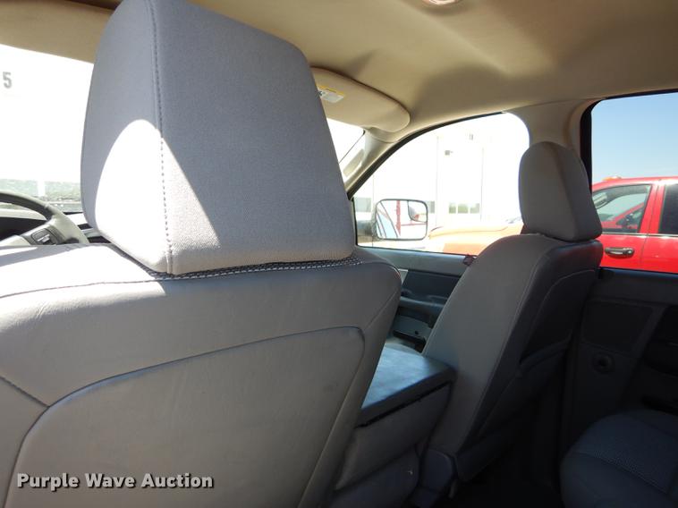 image for item DE1717 2008 Dodge Ram 1500 Quad Cab utility bed pickup truck