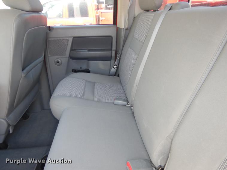 image for item DE1717 2008 Dodge Ram 1500 Quad Cab utility bed pickup truck