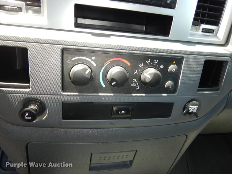 image for item DE1717 2008 Dodge Ram 1500 Quad Cab utility bed pickup truck