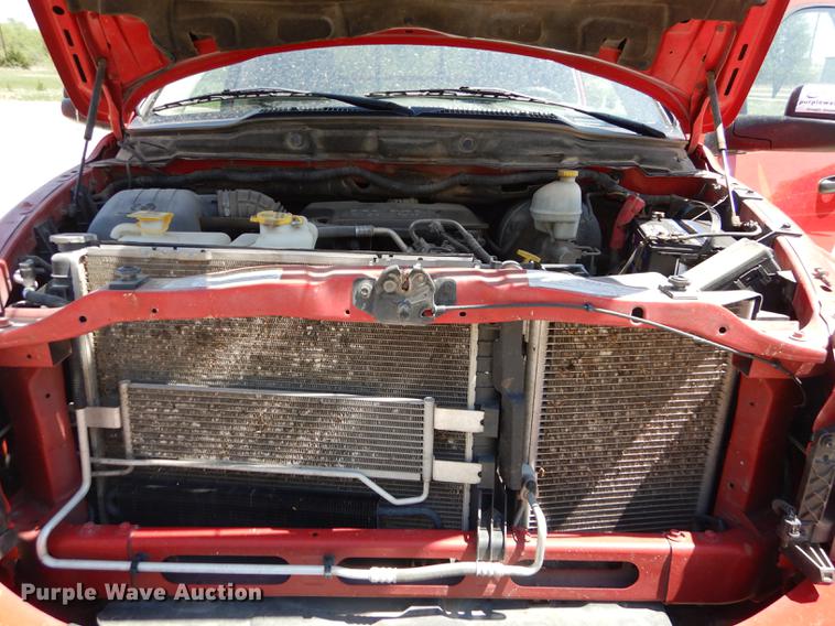 image for item DE1717 2008 Dodge Ram 1500 Quad Cab utility bed pickup truck