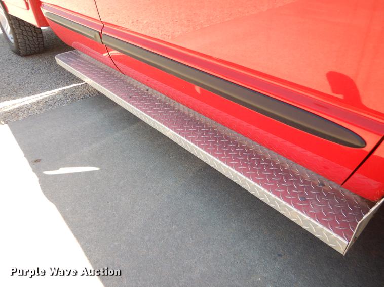 image for item DE1717 2008 Dodge Ram 1500 Quad Cab utility bed pickup truck