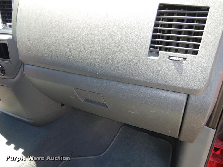 image for item DE1717 2008 Dodge Ram 1500 Quad Cab utility bed pickup truck