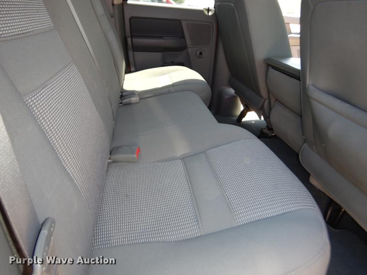 image for item DE1717 2008 Dodge Ram 1500 Quad Cab utility bed pickup truck